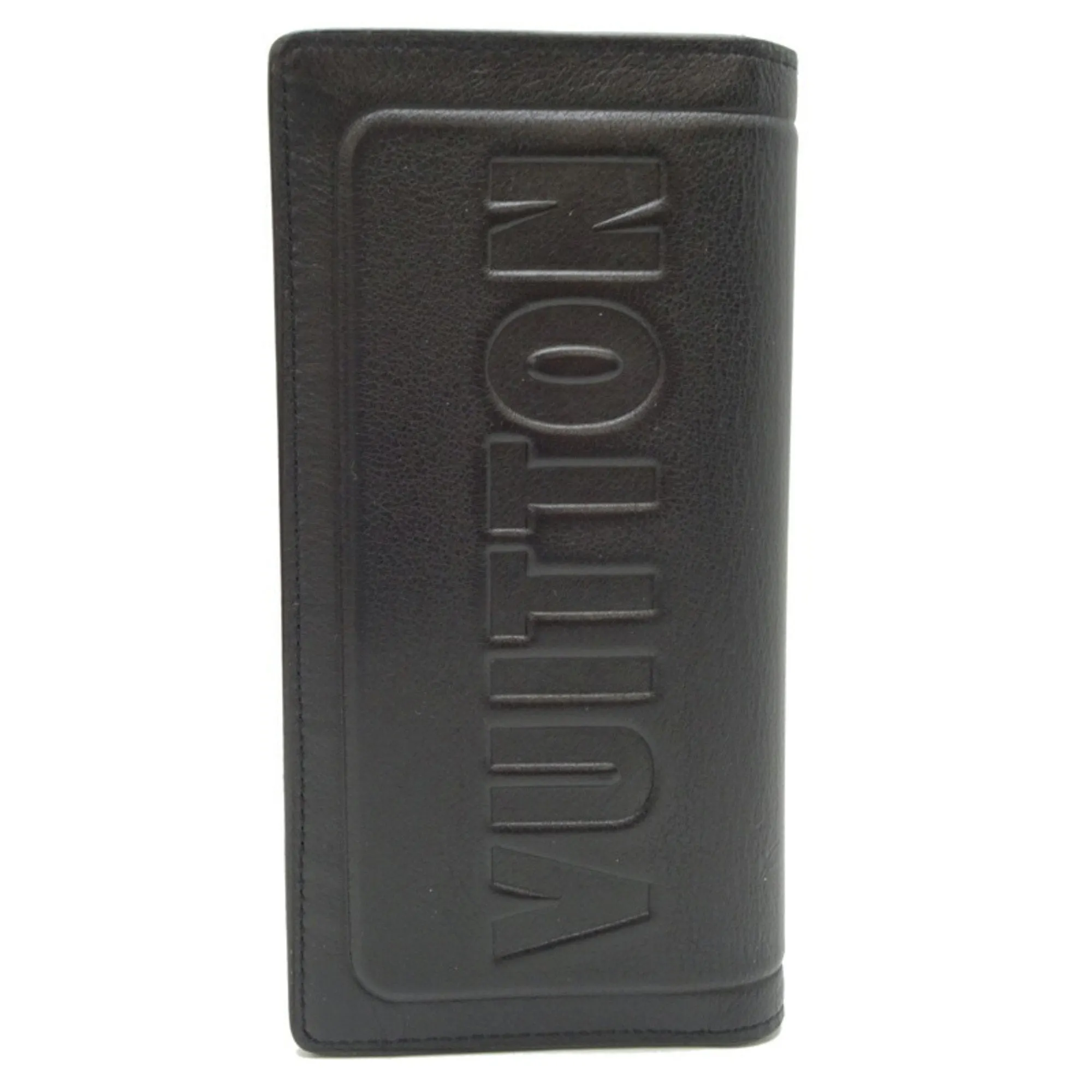Louis Vuitton Noir Long Wallet (Bi-Fold) (Pre-Owned)