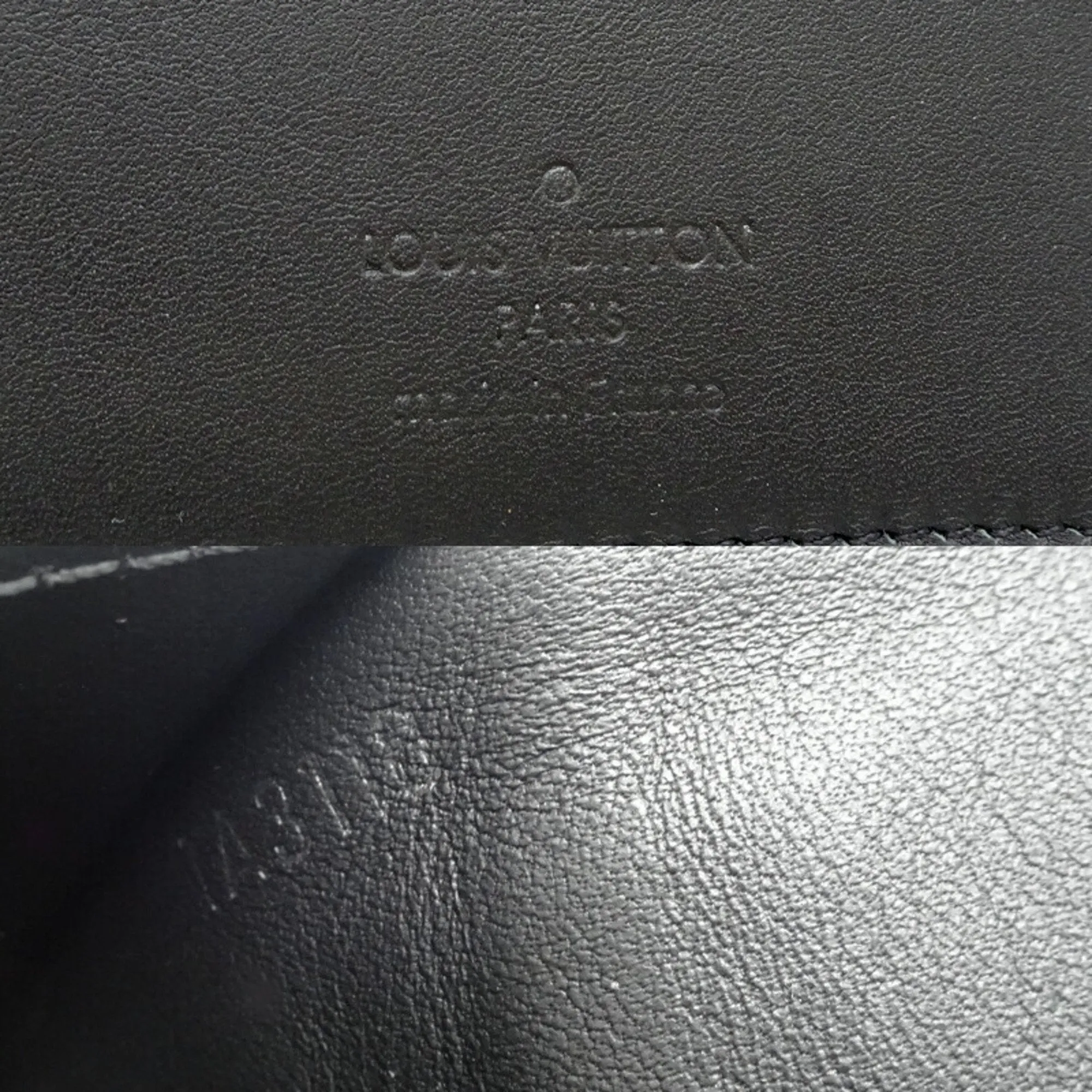 Louis Vuitton Noir Long Wallet (Bi-Fold) (Pre-Owned)