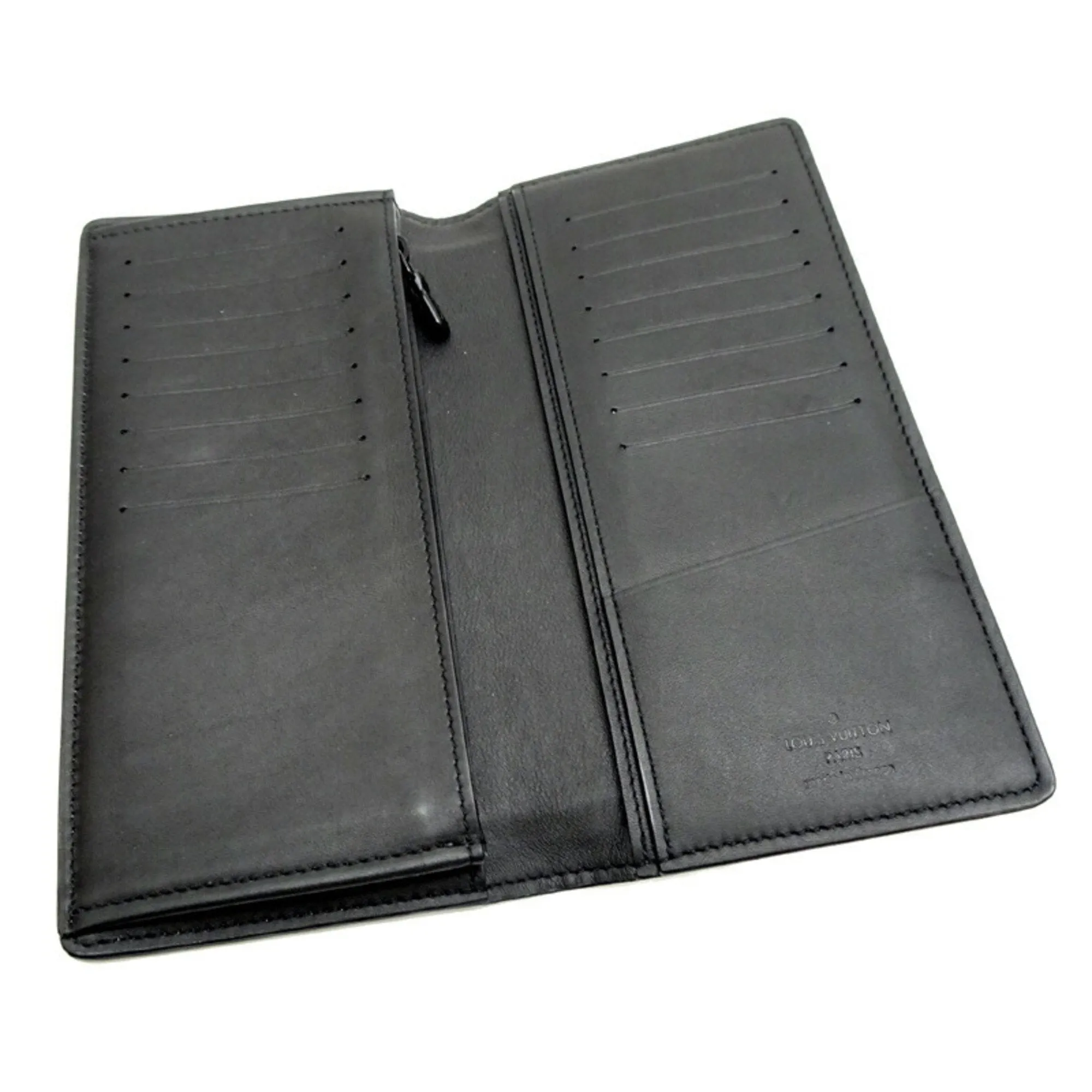 Louis Vuitton Noir Long Wallet (Bi-Fold) (Pre-Owned)