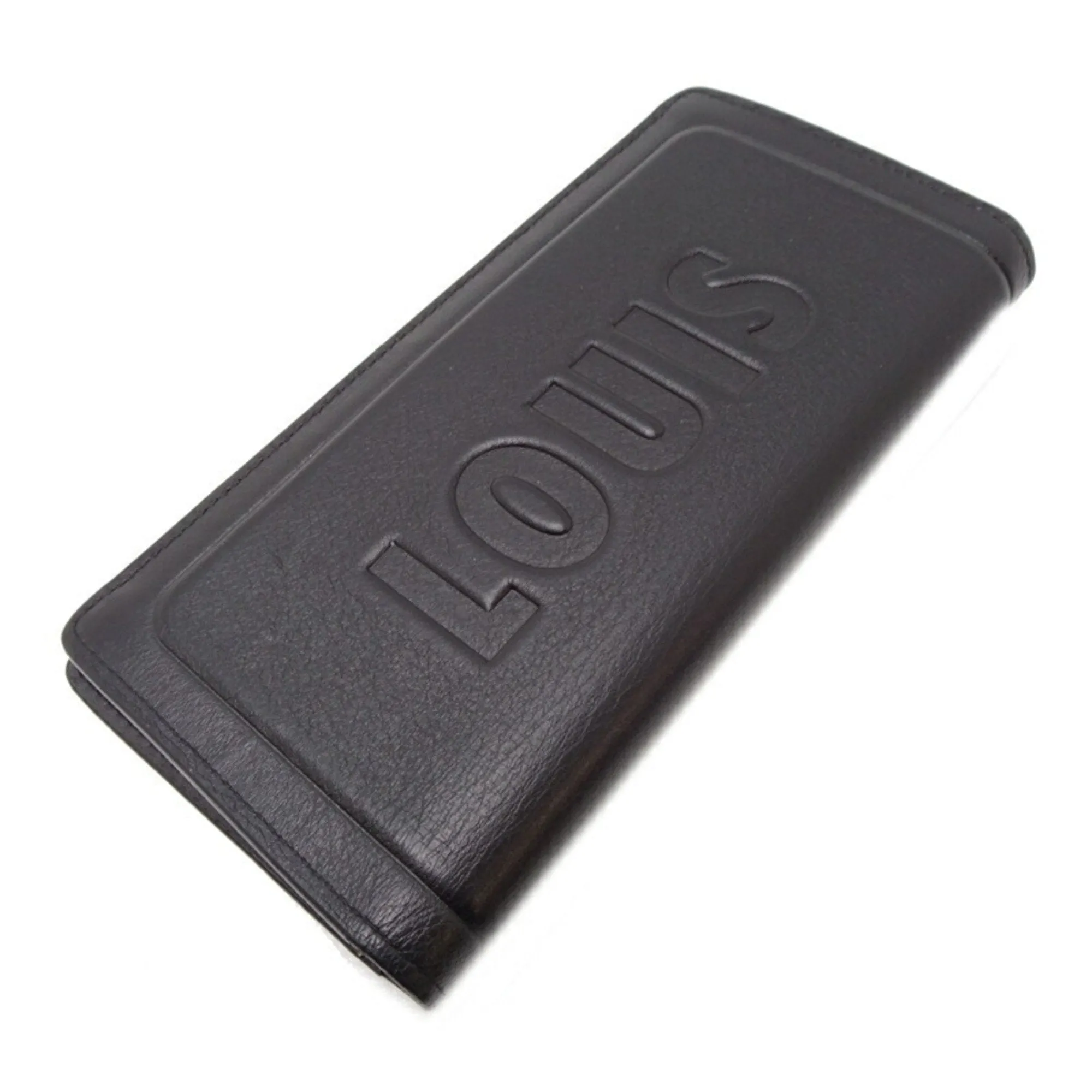 Louis Vuitton Noir Long Wallet (Bi-Fold) (Pre-Owned)