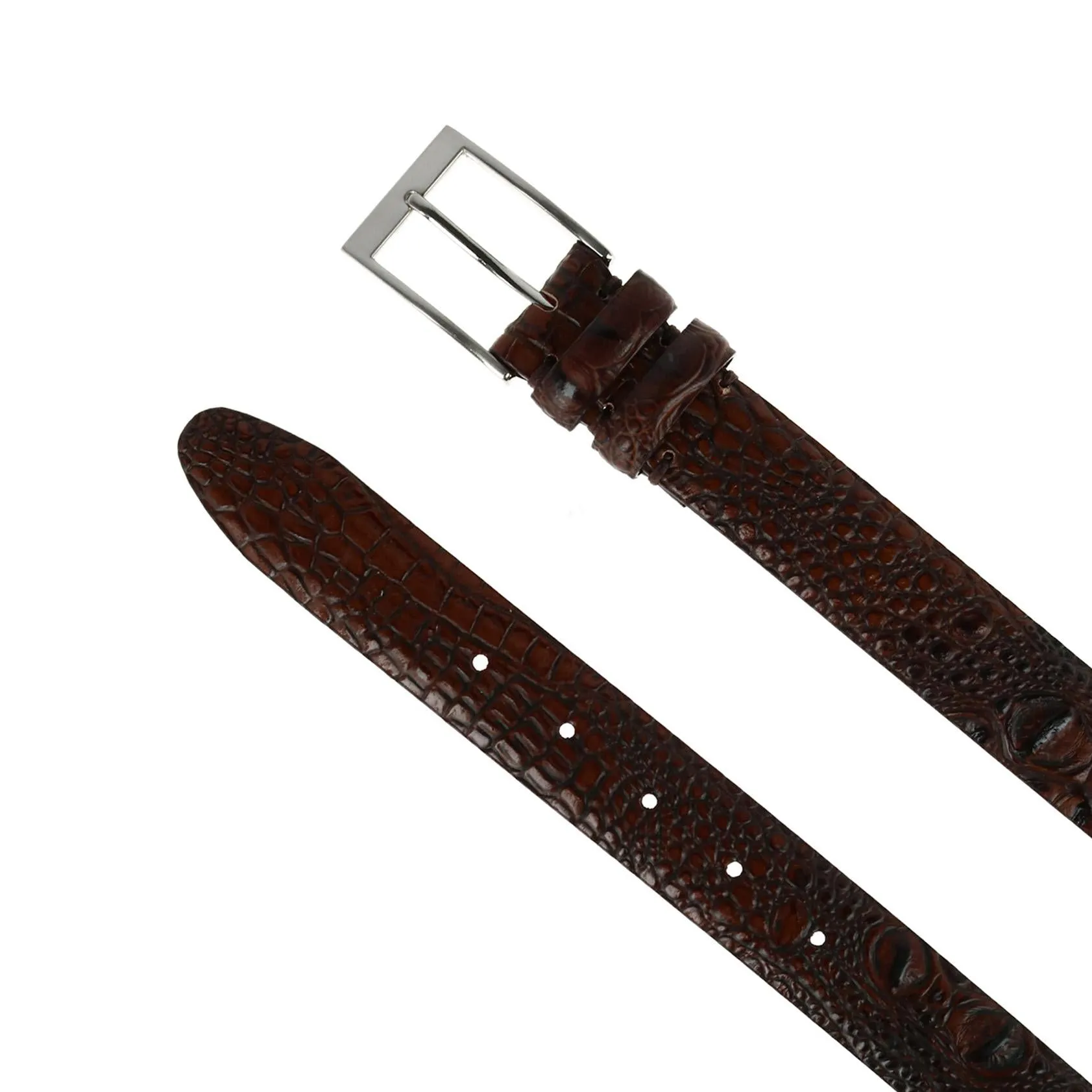 Men's Hornback Croc Print Belt