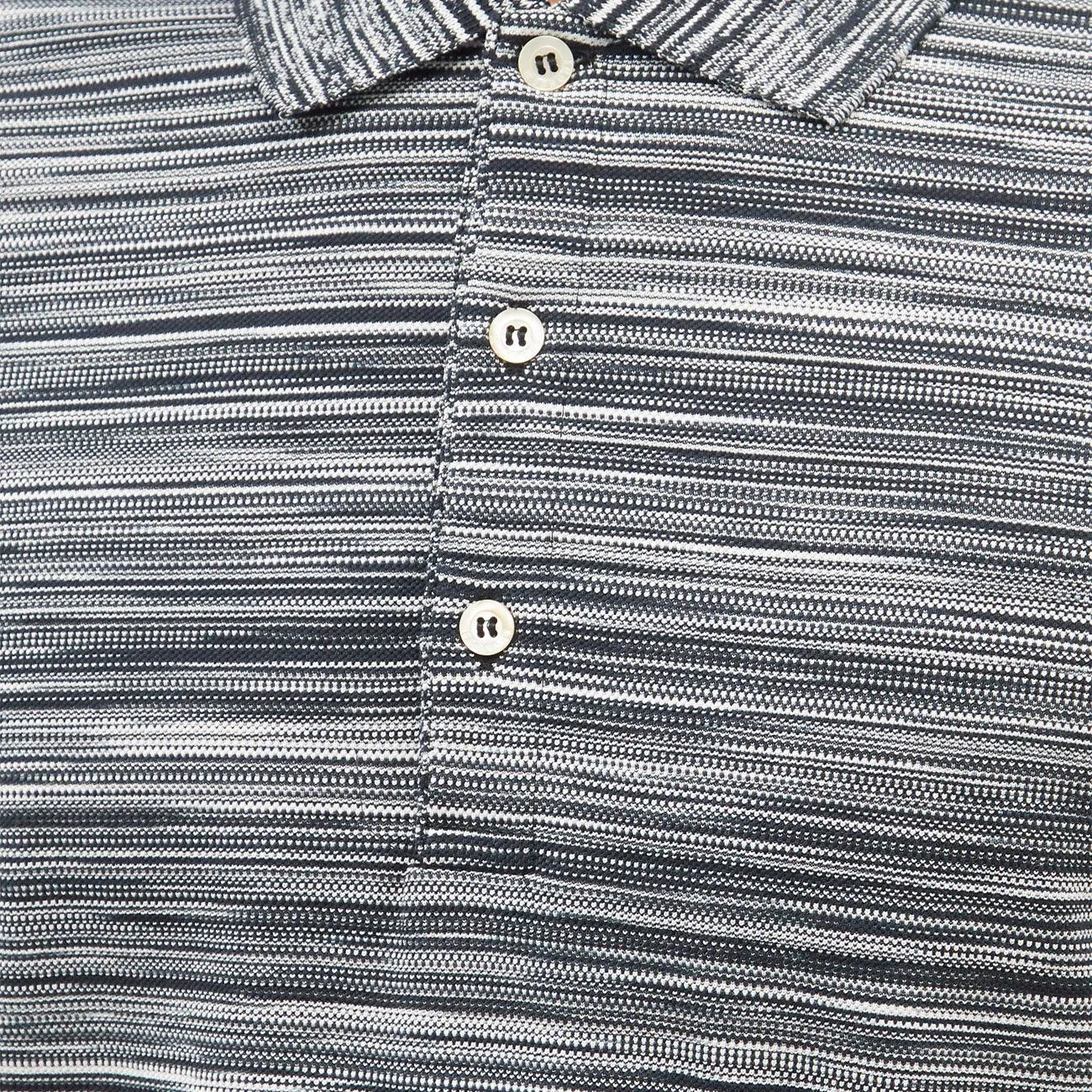Missoni Black Classic Stripe Polo