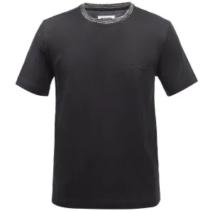 Missoni Black Logo Embroidered T-Shirt