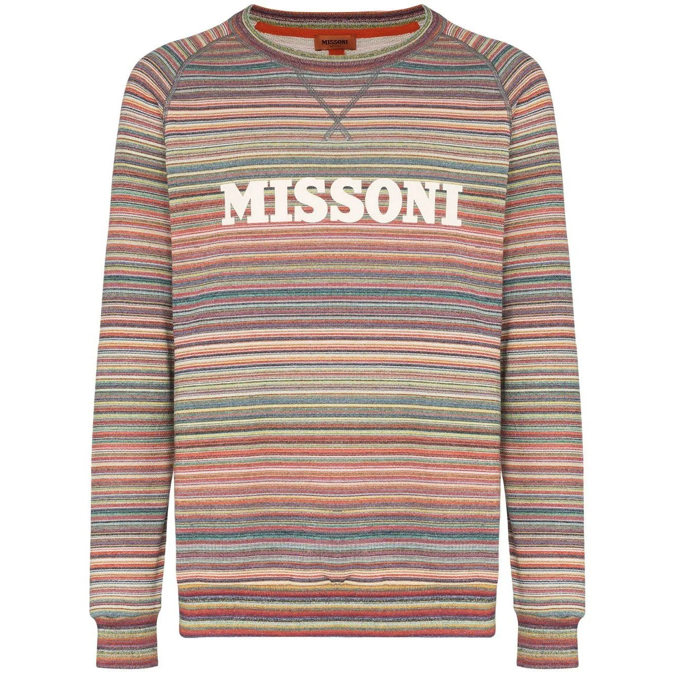 Missoni Multi Stripe Logo Sweatshirt