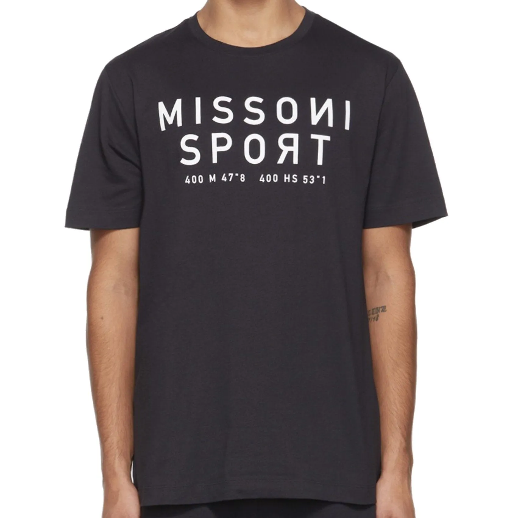 Missoni Navy Sport Logo T-Shirt