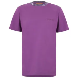Missoni Purple Collar Trim T-Shirt