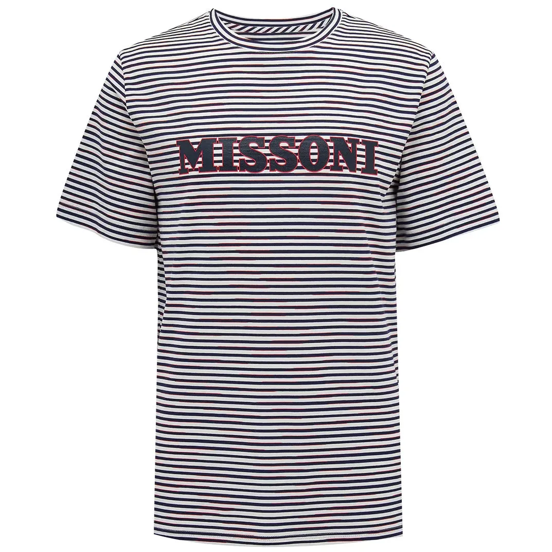 Missoni Stripe Logo T-Shirt