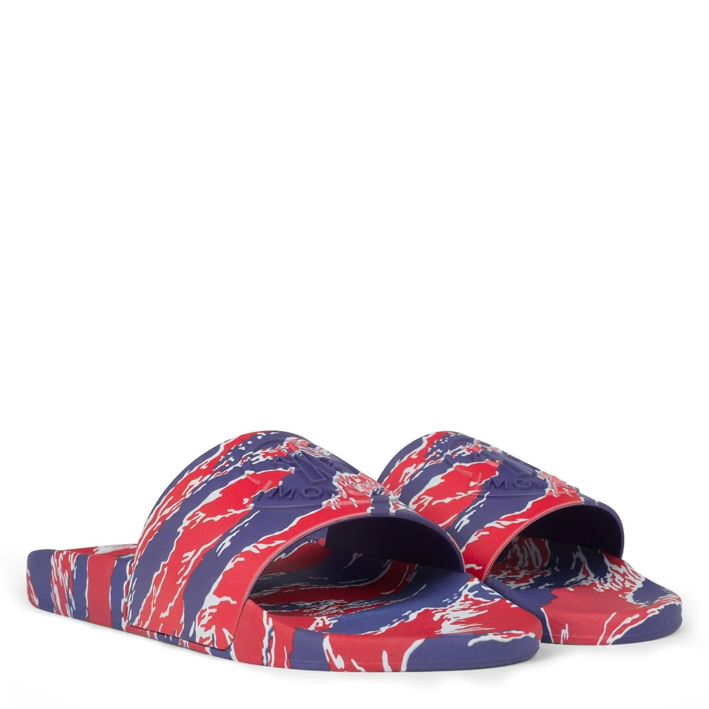 Moncler All Over Print Logo Sliders