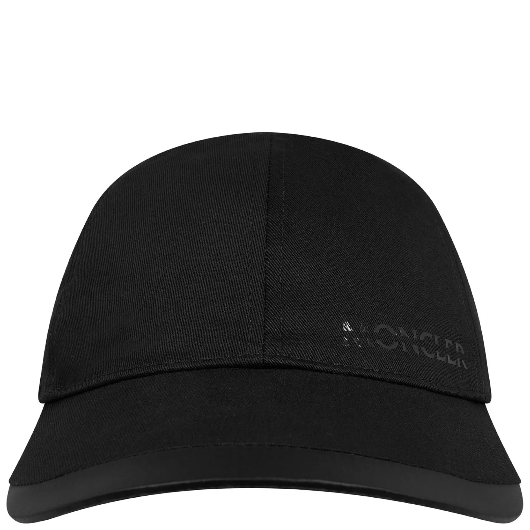 Moncler Black Tonal Logo Cap