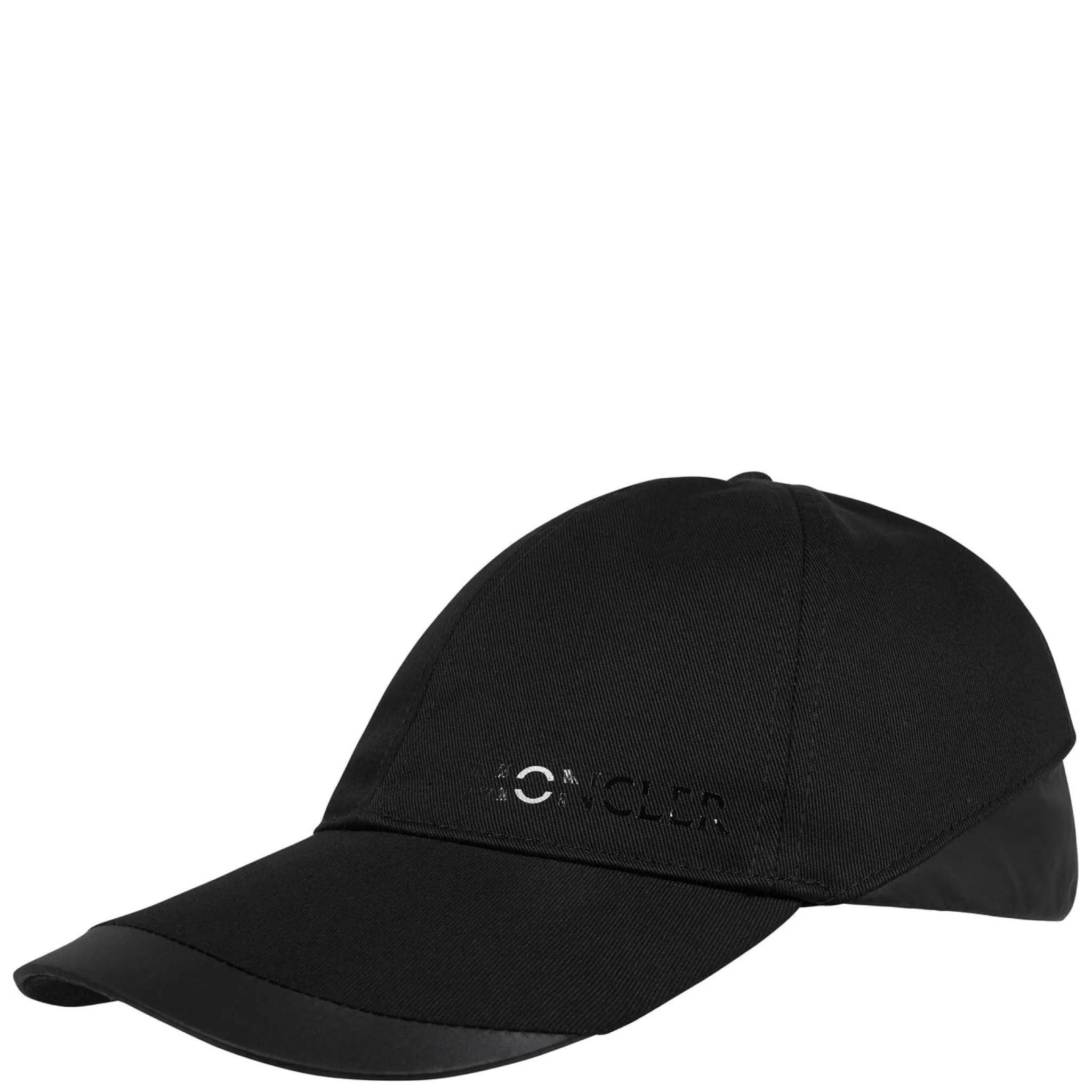 Moncler Black Tonal Logo Cap