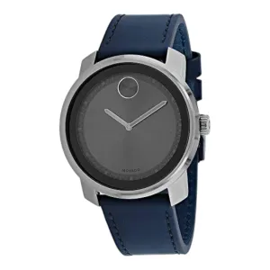 MOVADO BOLD Men's 3600673 Trend Grey Dial Blue Band Quartz Watch