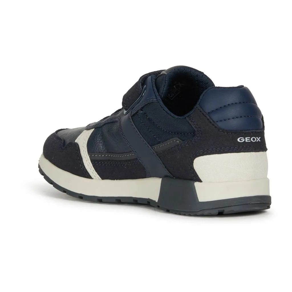 Navy Gray Alfier Low Cut Shoes