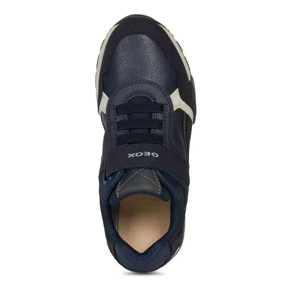 Navy Gray Alfier Low Cut Shoes