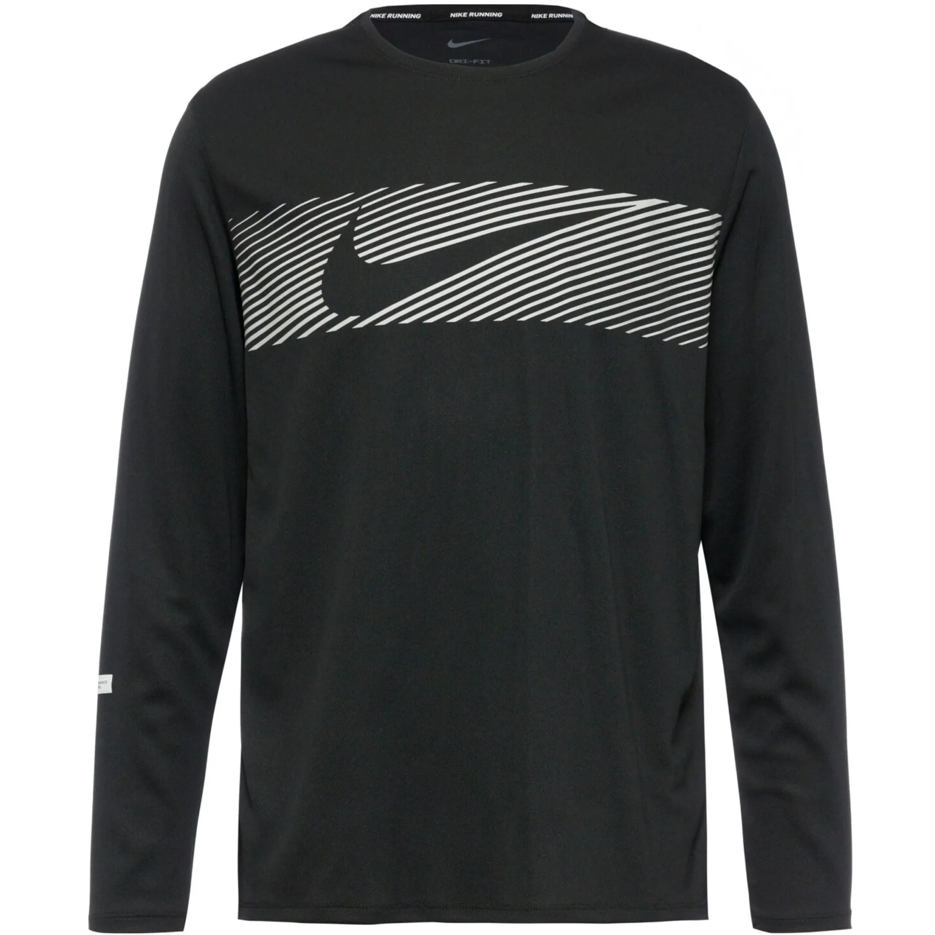 Nike Black Flash Long Sleeve Miler