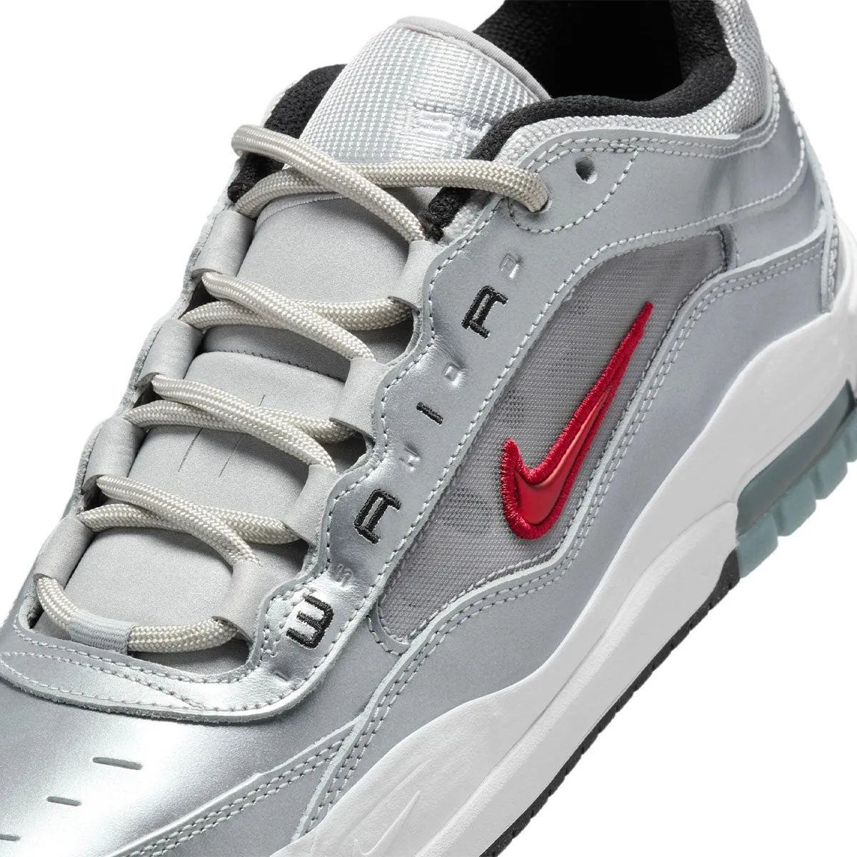 Nike SB - Ishod Air Max Shoes Metallic Silver/Red