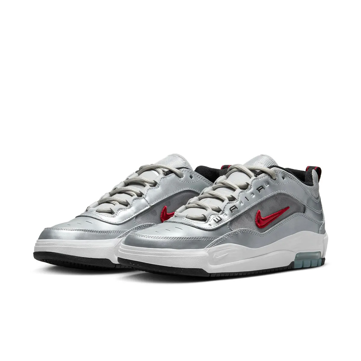 Nike SB - Ishod Air Max Shoes Metallic Silver/Red