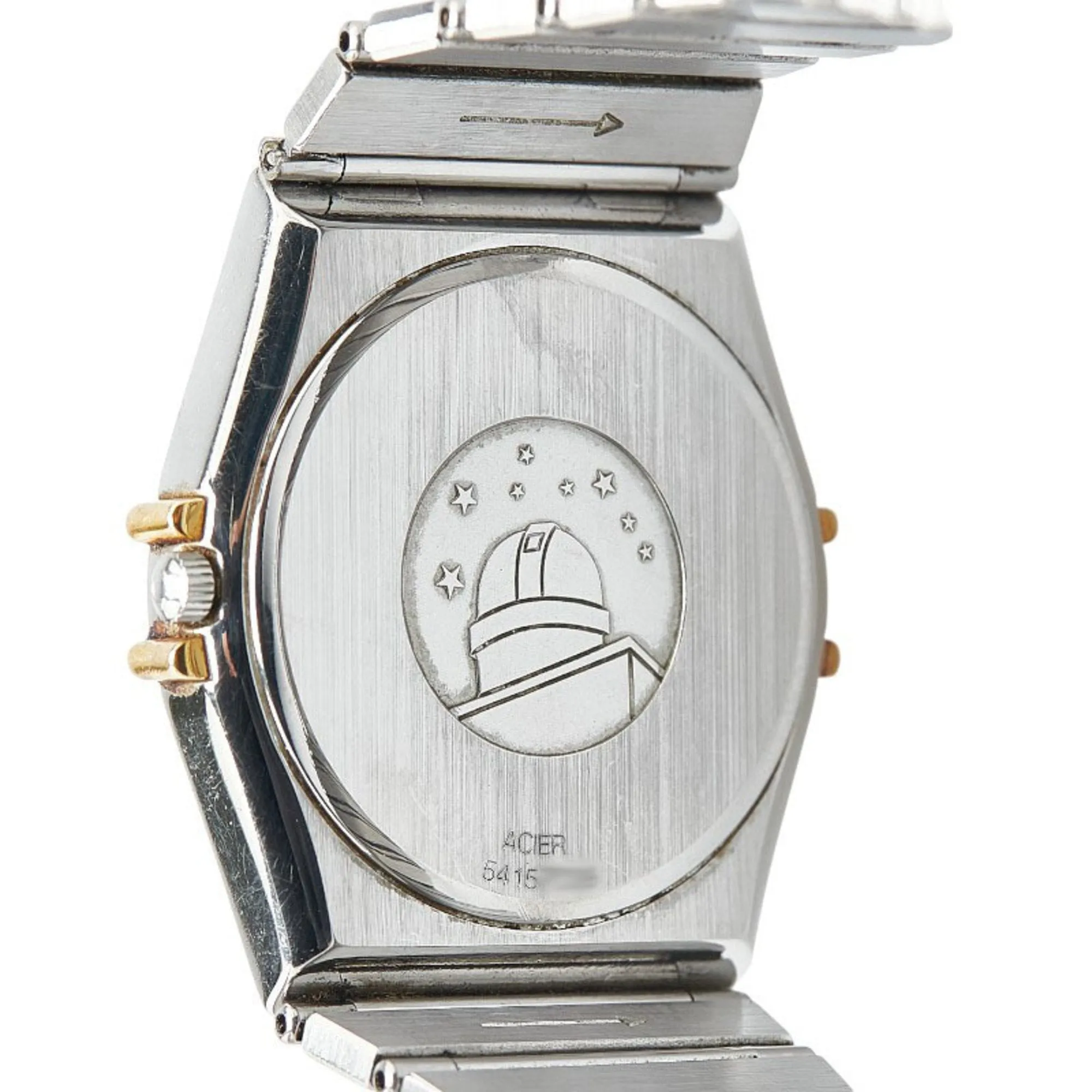 Omega gold Plated Stainless Steel Wristwatch (Pre-Owned)
