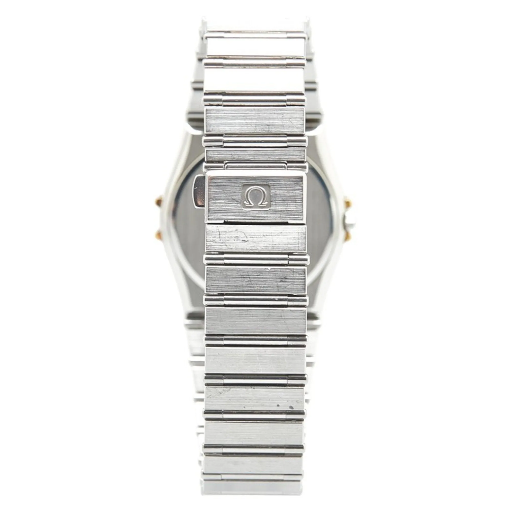 Omega gold Plated Stainless Steel Wristwatch (Pre-Owned)