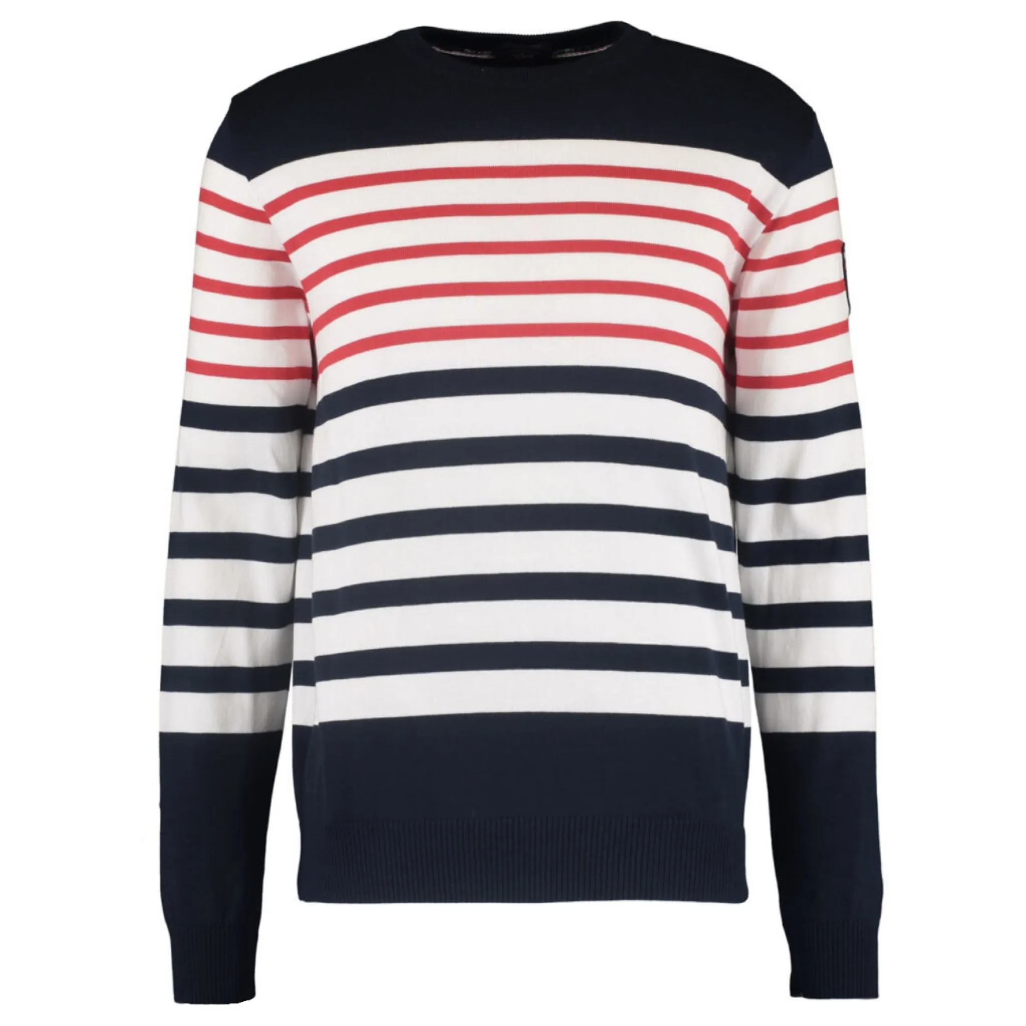 Paul & Shark Striped Knit Crewneck