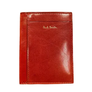 Paul Smith Burnt Orange Leather Cardholder