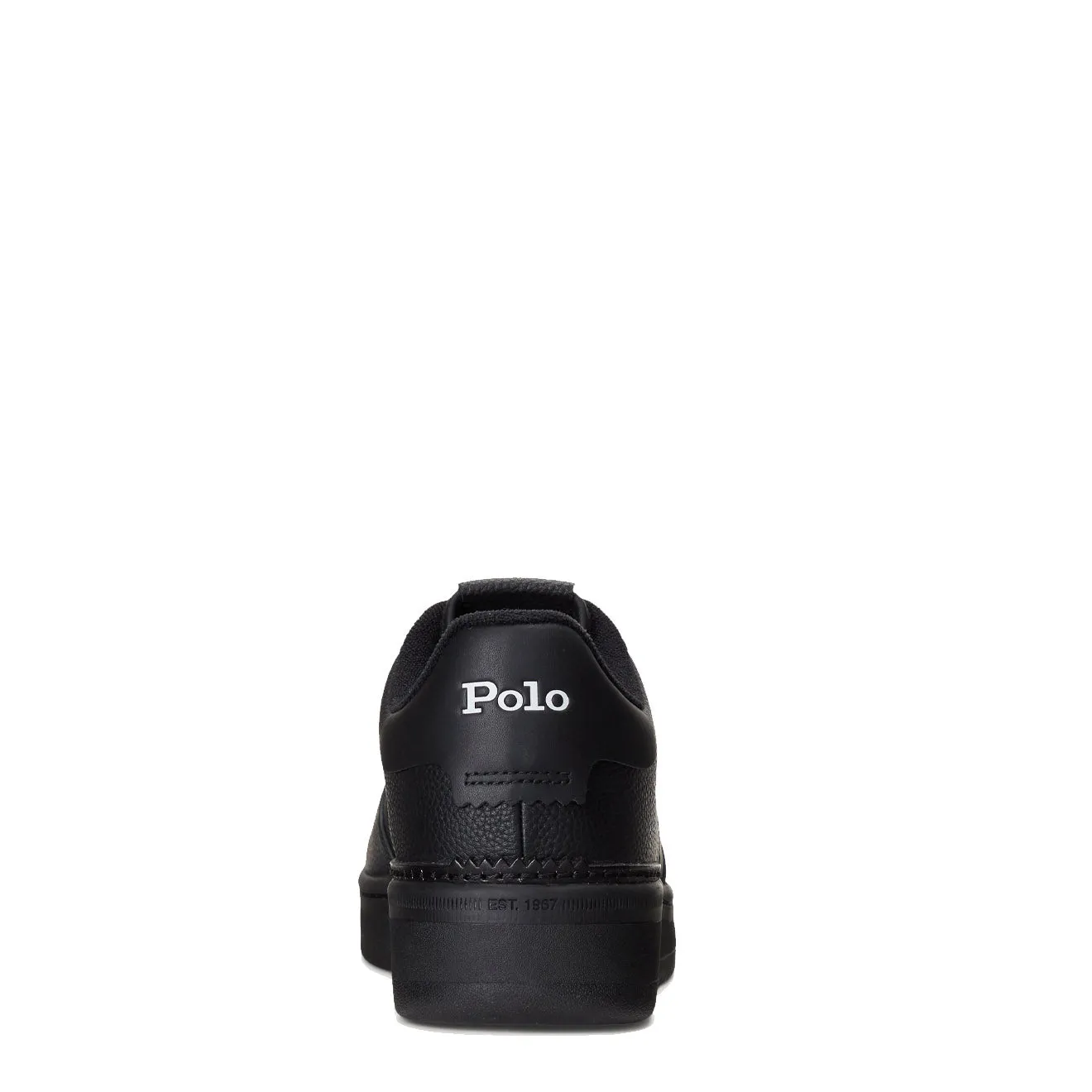 Polo Ralph Lauren Masters Court Leather Trainer Black / White