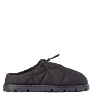 Prada Black Nylon Mule