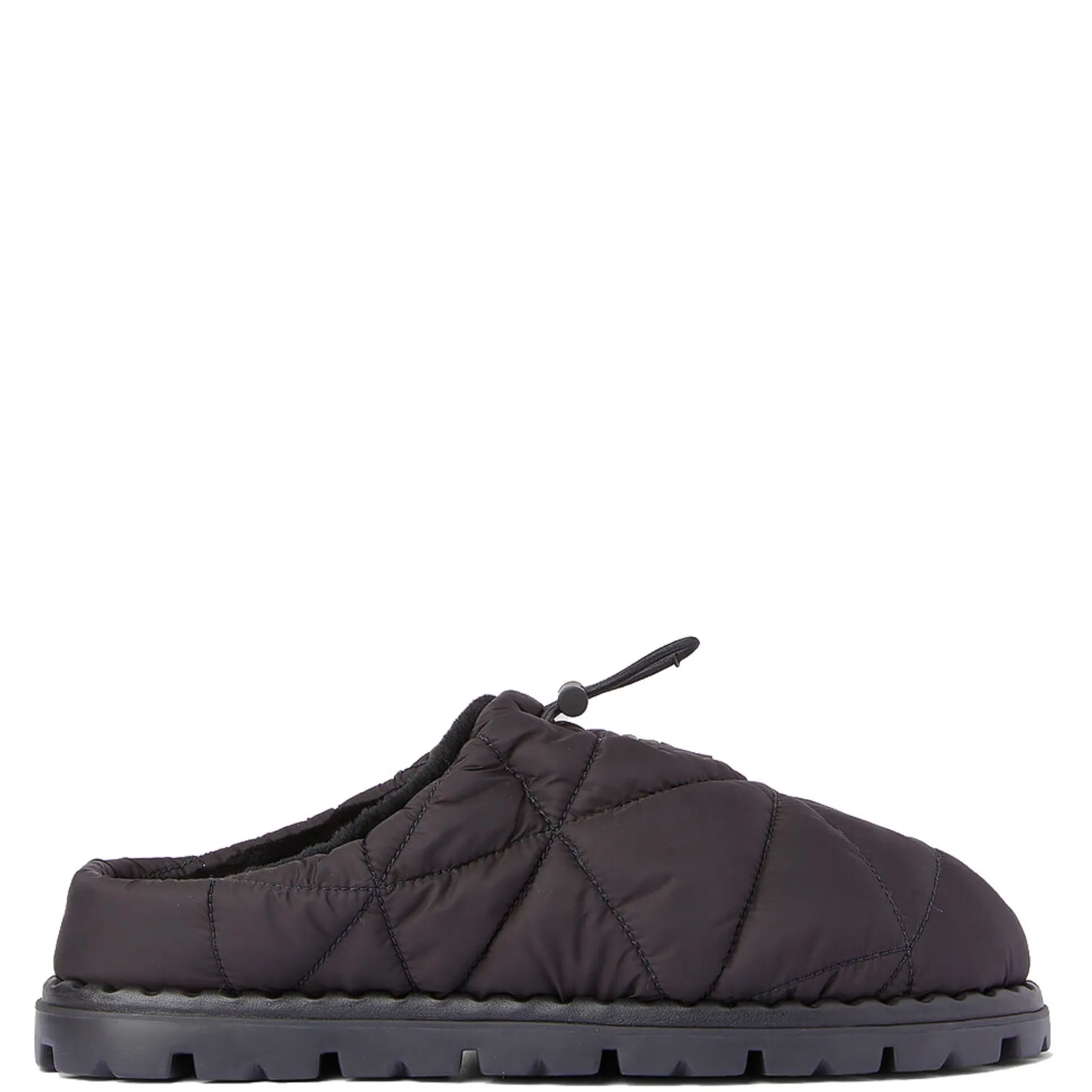 Prada Black Nylon Mule