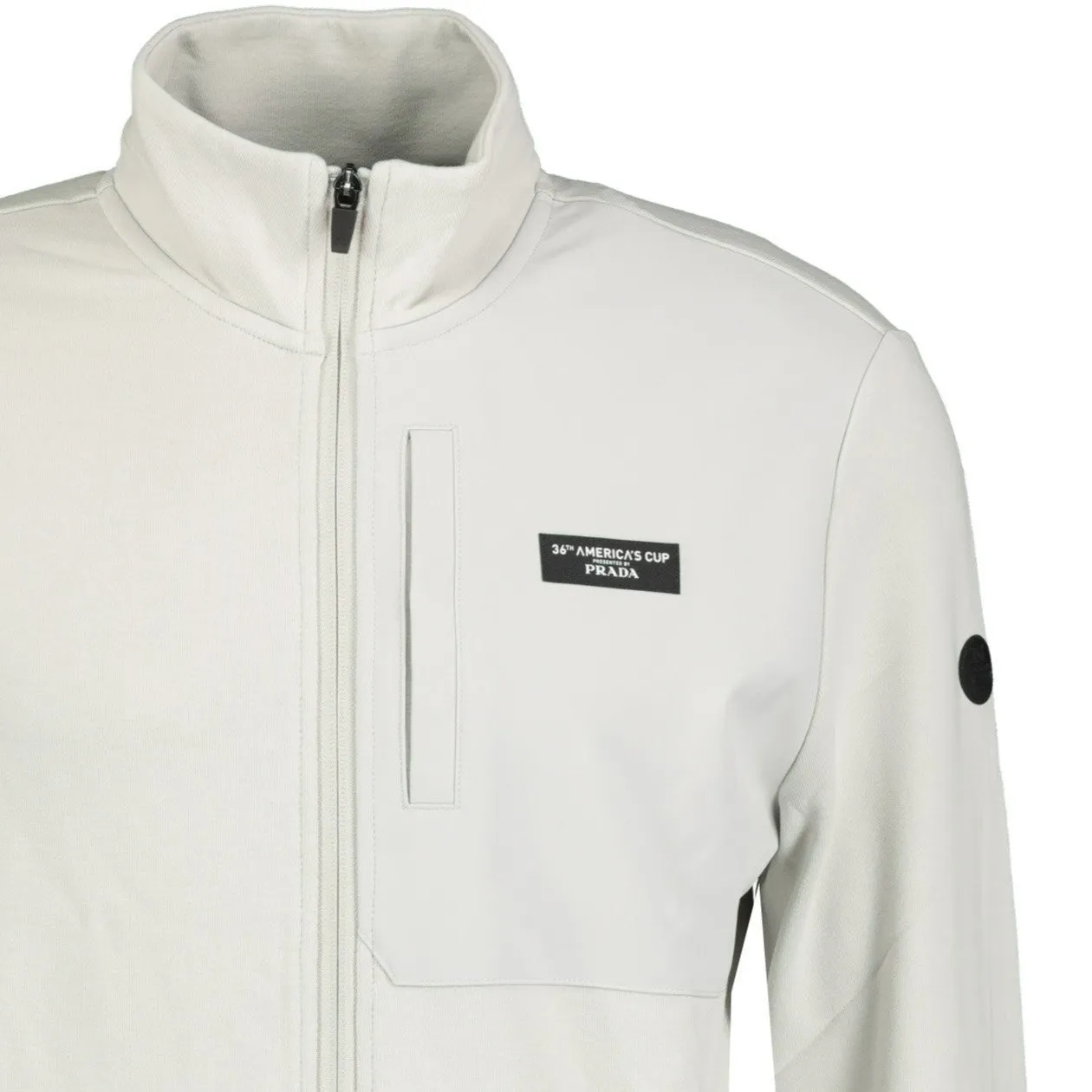 Prada x North Sails Grey Full Zip Sweatshirt