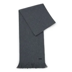 Raschel-knit scarf in merino wool