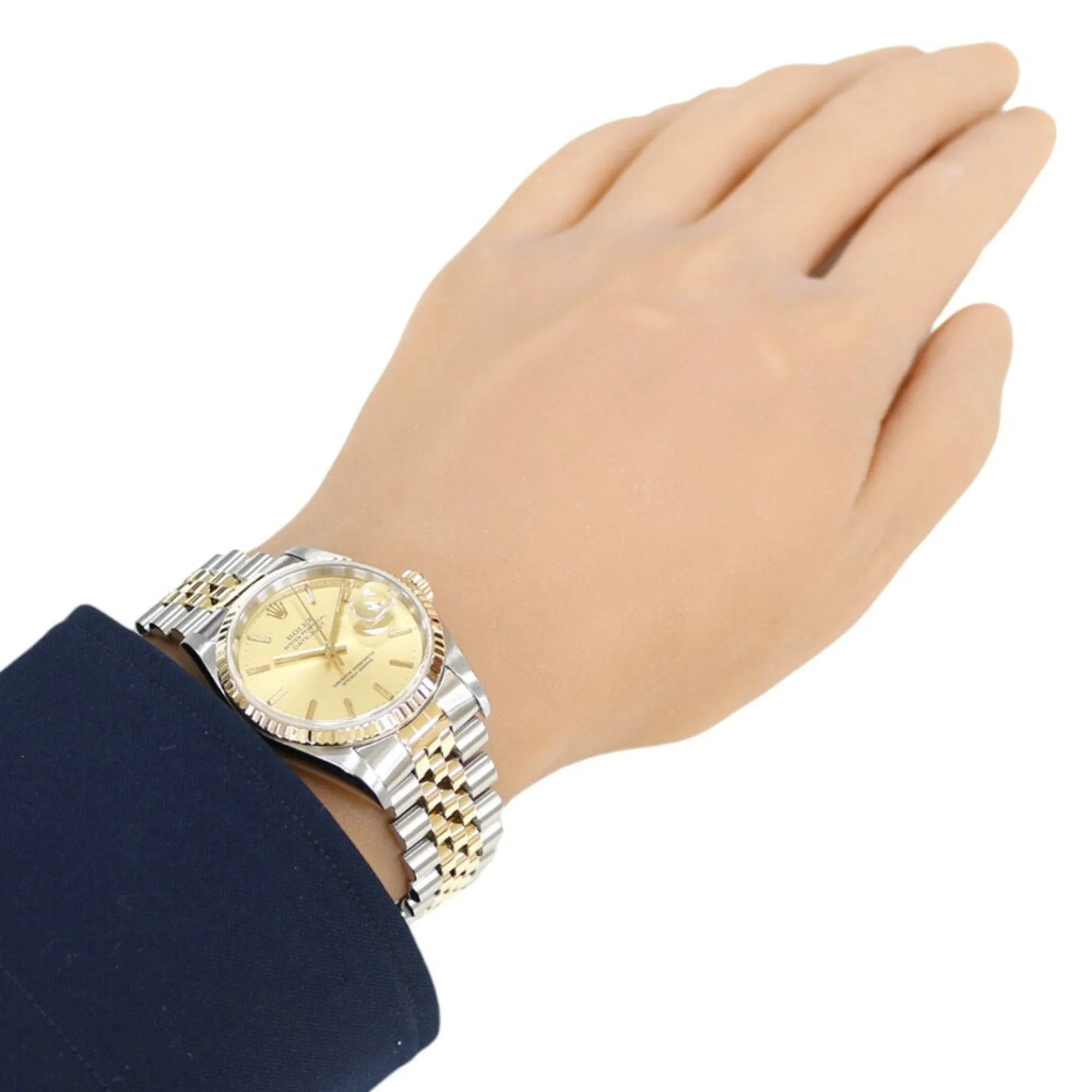 Rolex Stainless Steel yellow gold (18K) Wristwatch (Pre-Owned)