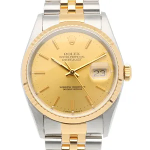Rolex Stainless Steel yellow gold (18K) Wristwatch (Pre-Owned)
