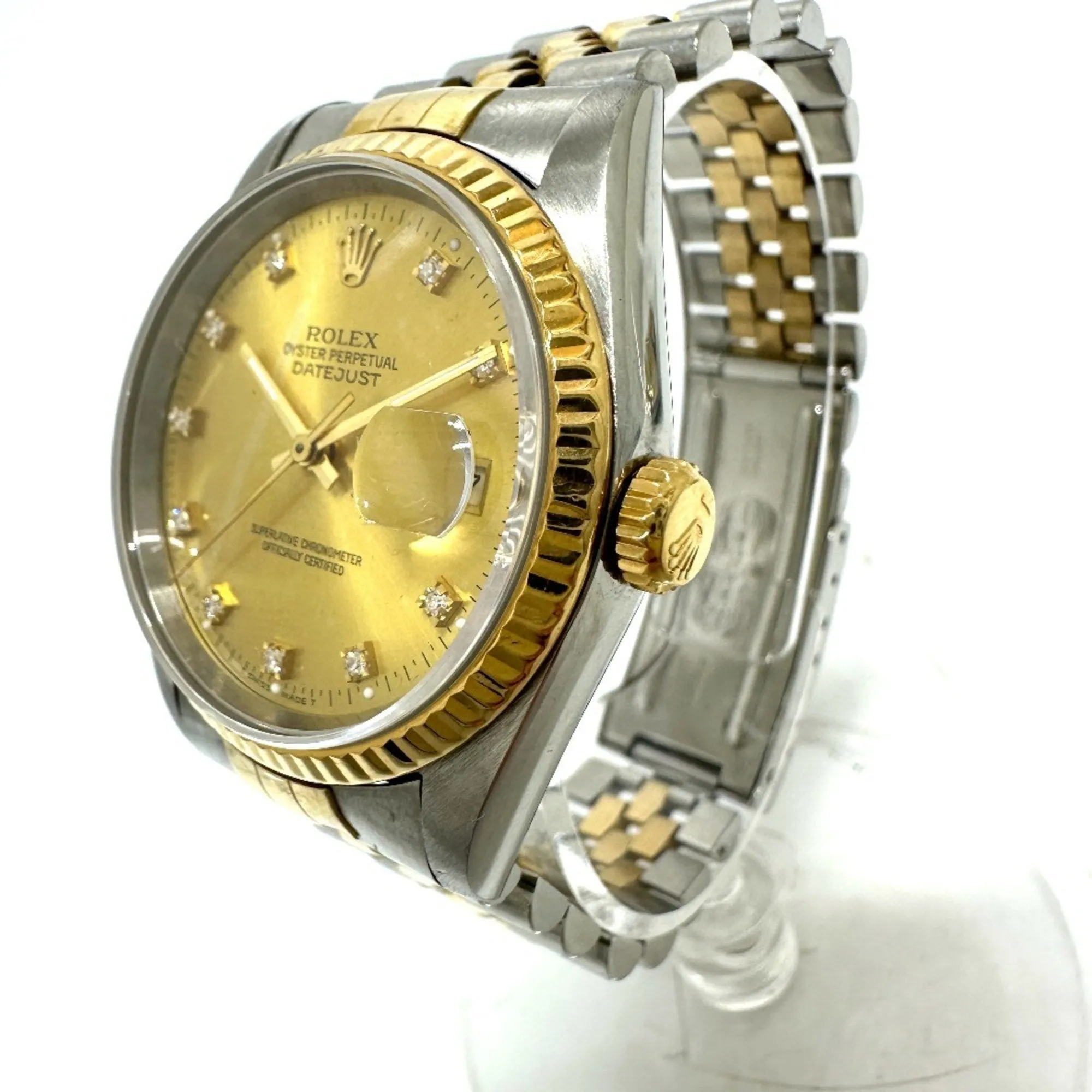 Rolex Stainless Steel yellow gold Wristwatch (Pre-Owned)