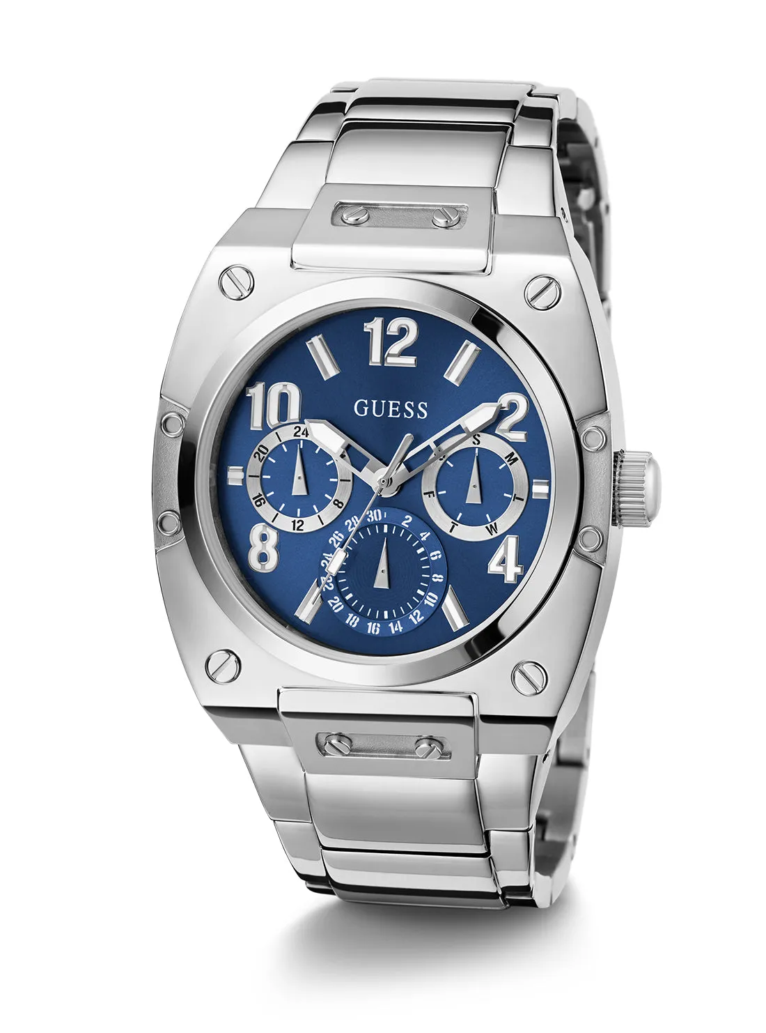 Silver Blue Prodigy Watch Guess