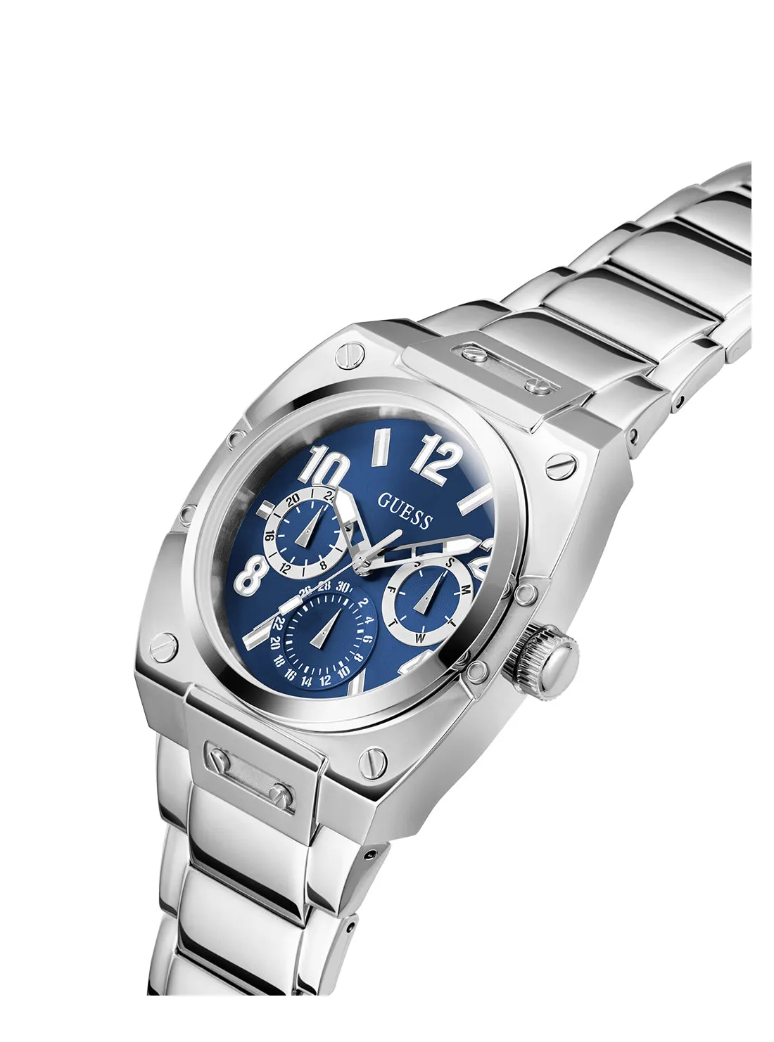 Silver Blue Prodigy Watch Guess