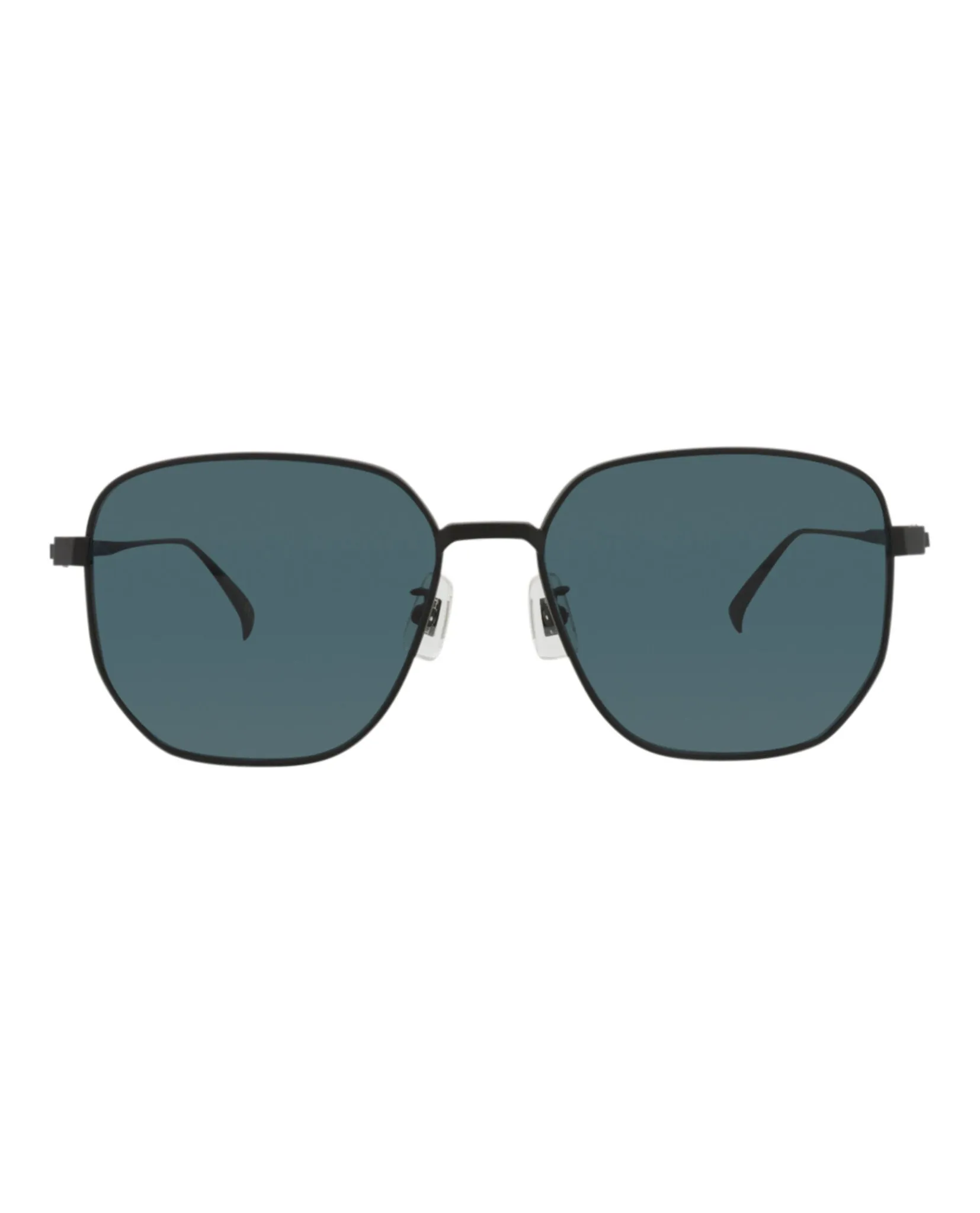 Square-Frame Titanium Sunglasses