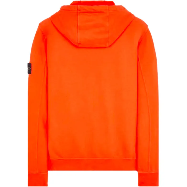 Stone Island Brushed Cotton Full Zip Hoodie