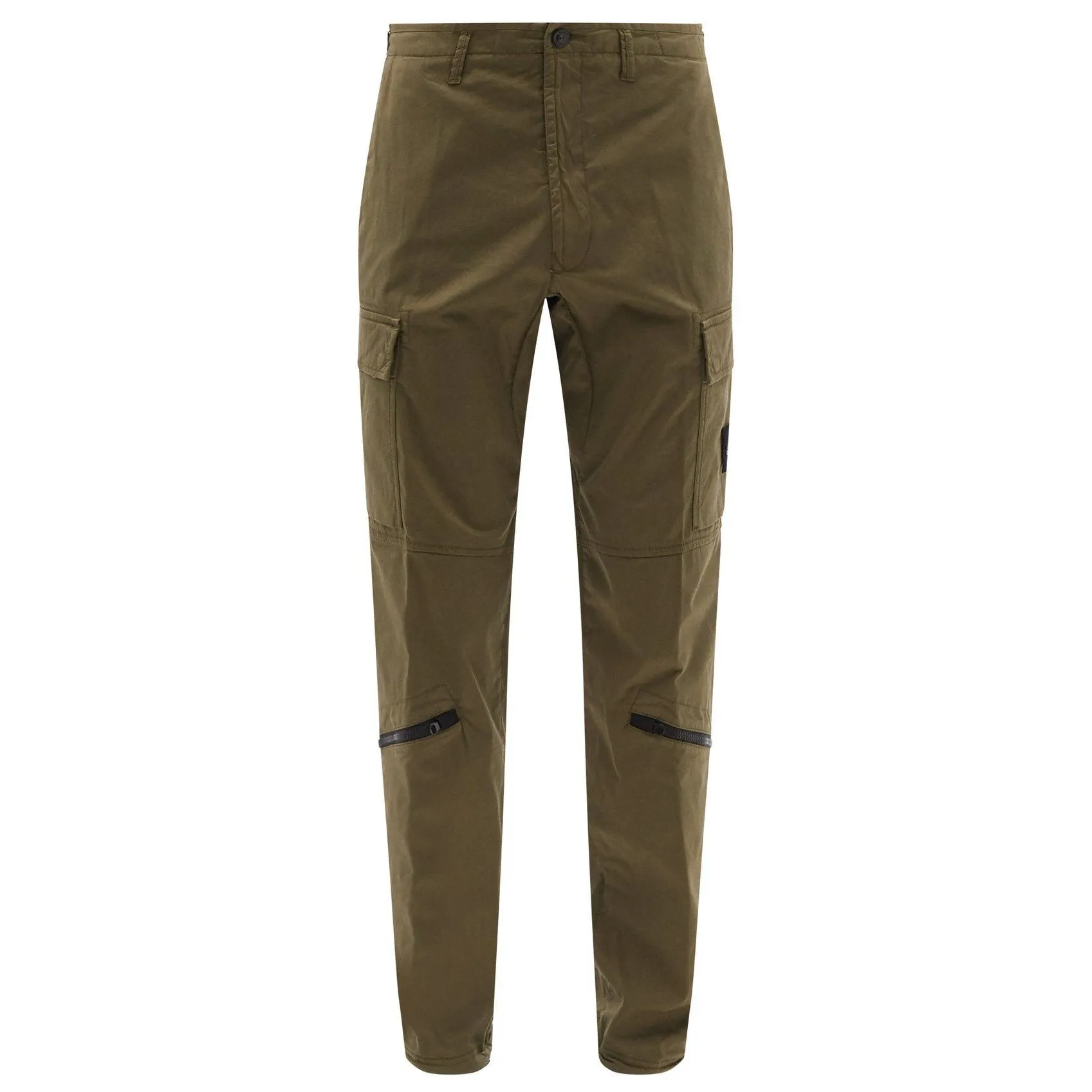 Stone Island Garment Dyed Tapered Cargos