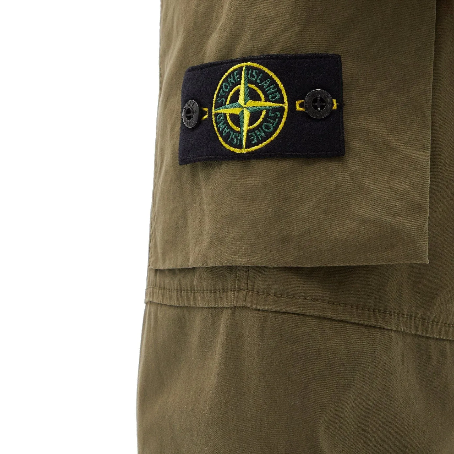 Stone Island Garment Dyed Tapered Cargos