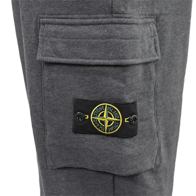 Stone Island Grey Cuffed Sweatpants