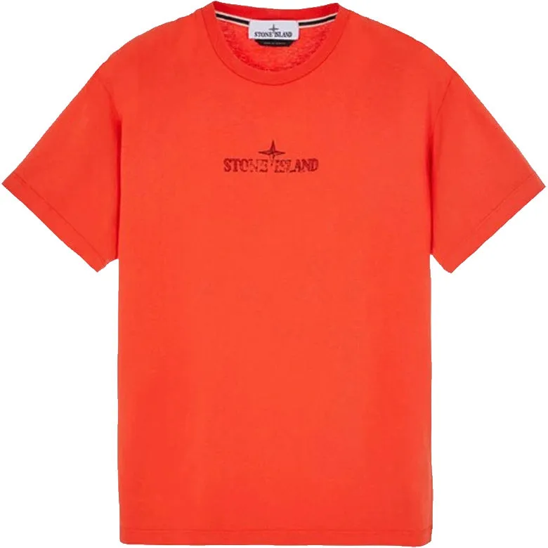 Stone Island Hand Paint Logo T-Shirt