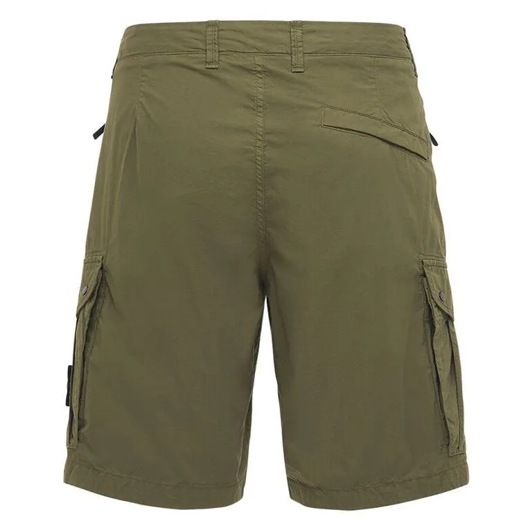 Stone Island Khaki Cargo Shorts