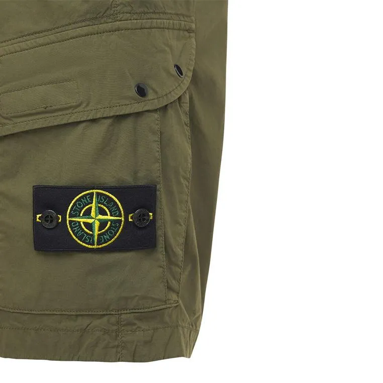 Stone Island Khaki Cargo Shorts