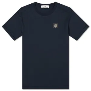 Stone Island Navy Patch Logo T-Shirt