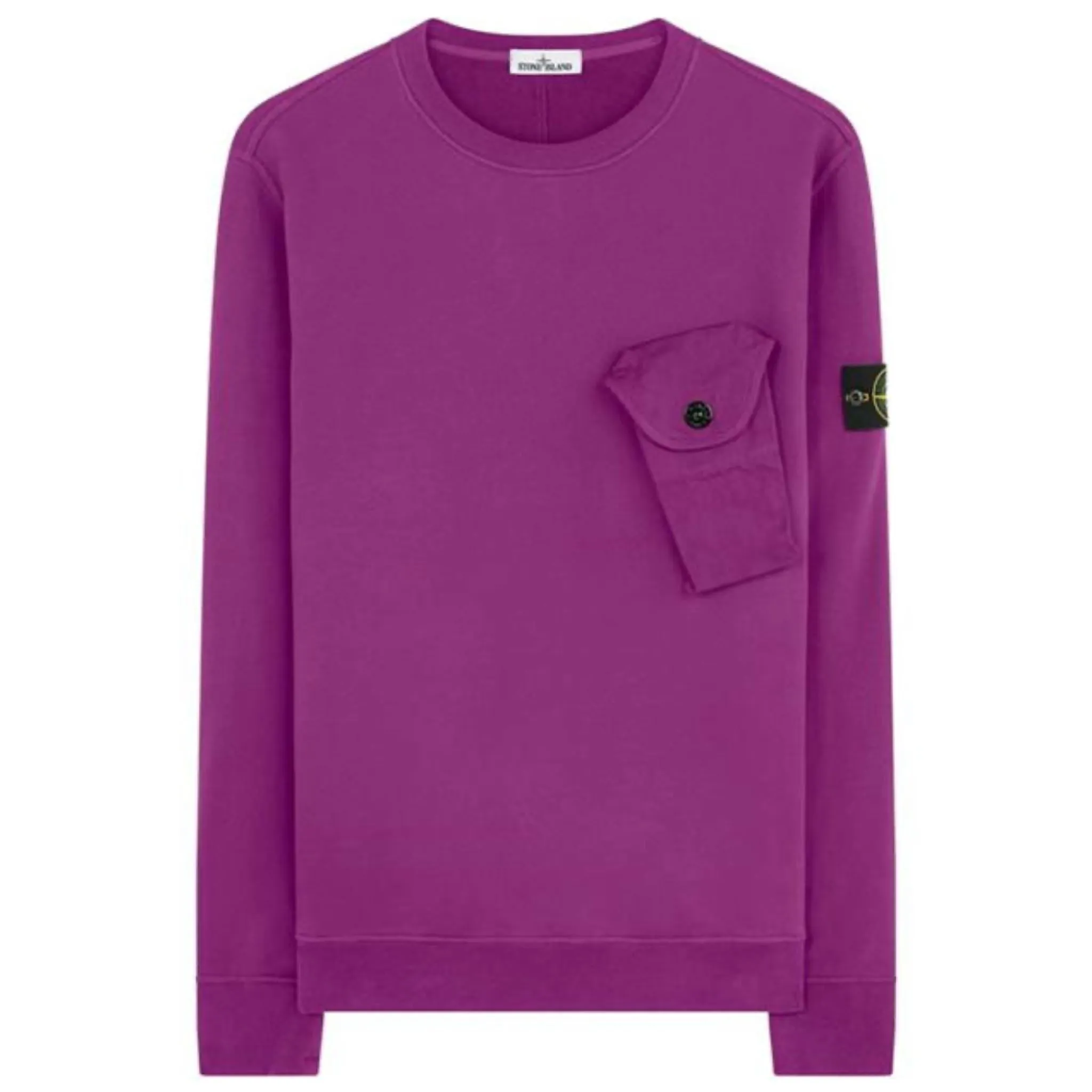 Stone Island Purple Pocket Sweatshirt