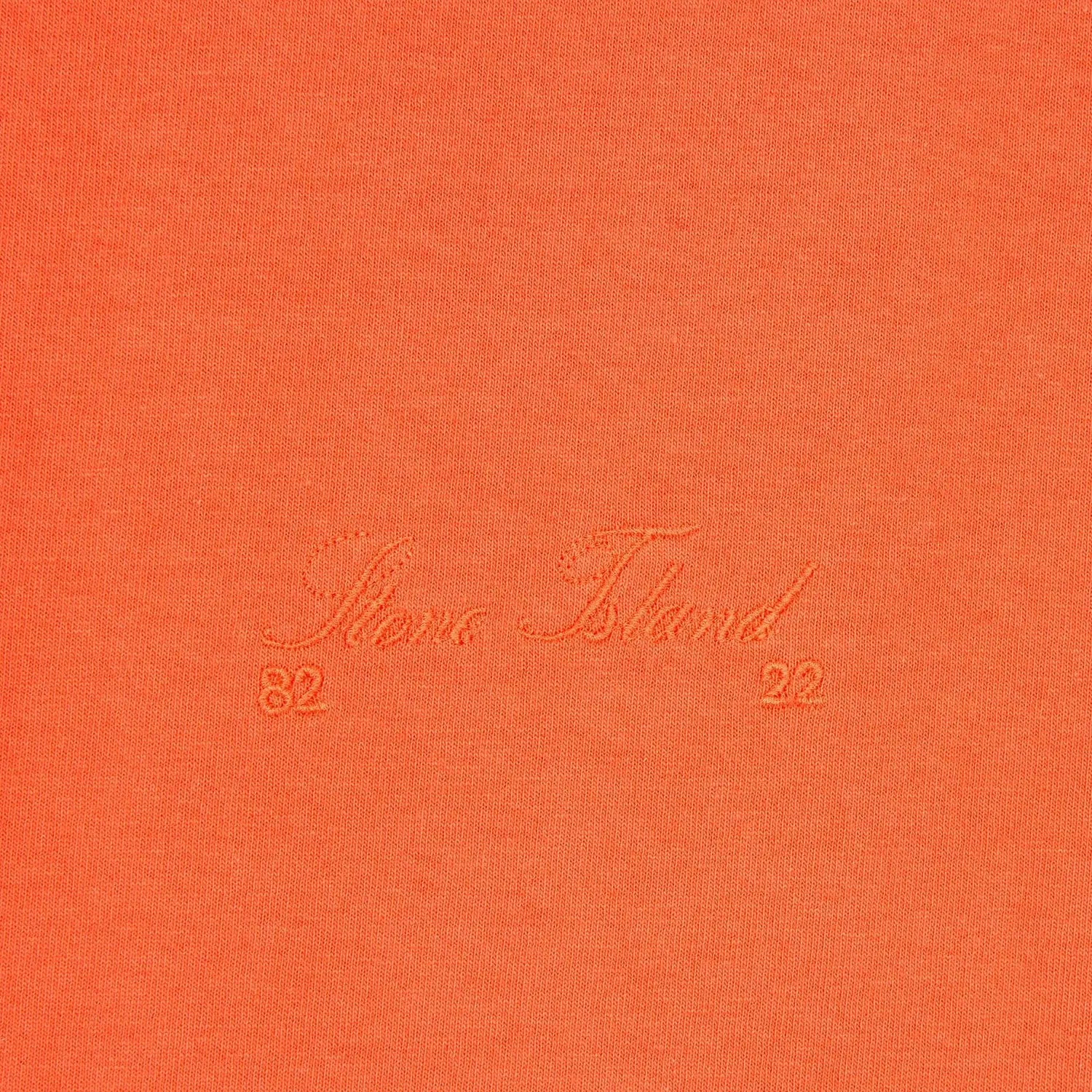 Stone Island Salmon Anniversary Embroidered T-Shirt