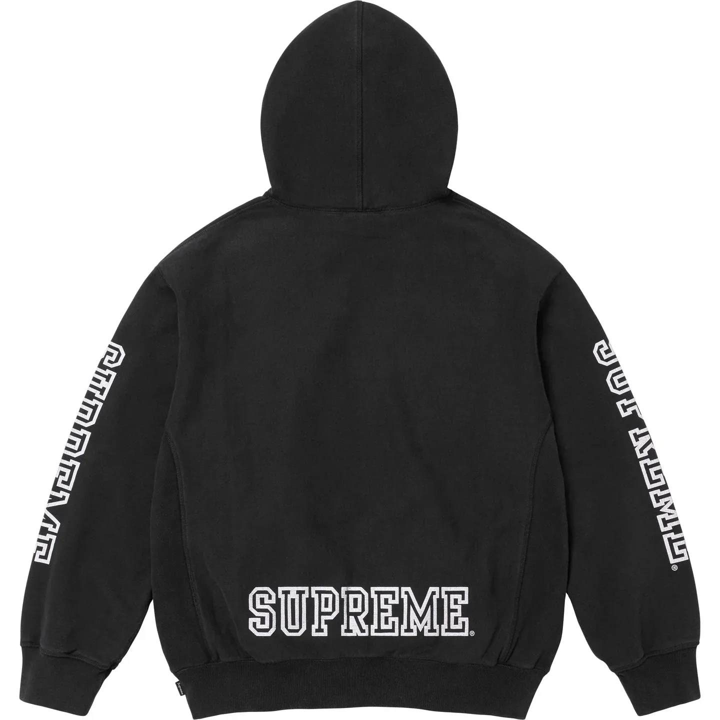 Supreme Black Logo Hoodie