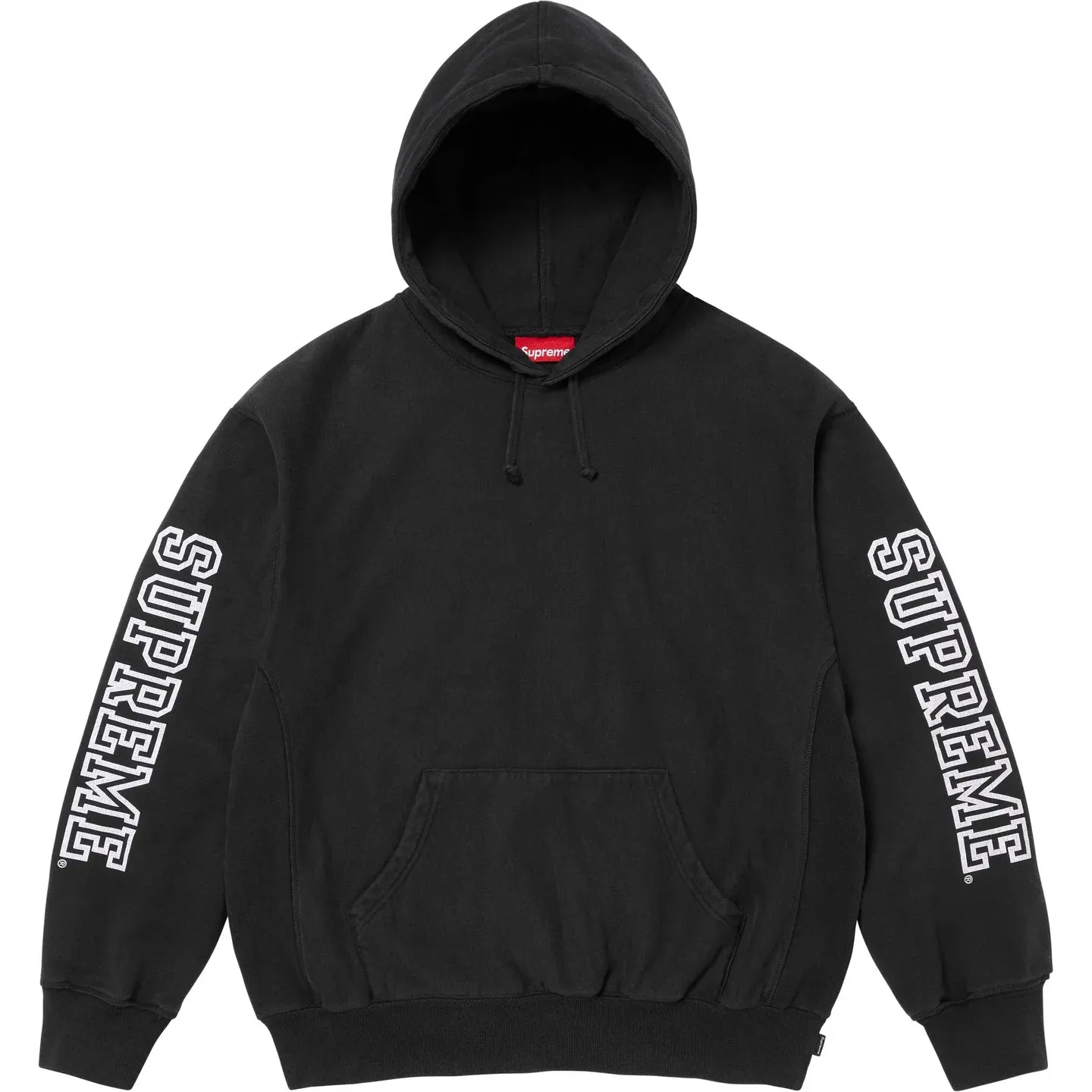 Supreme Black Logo Hoodie