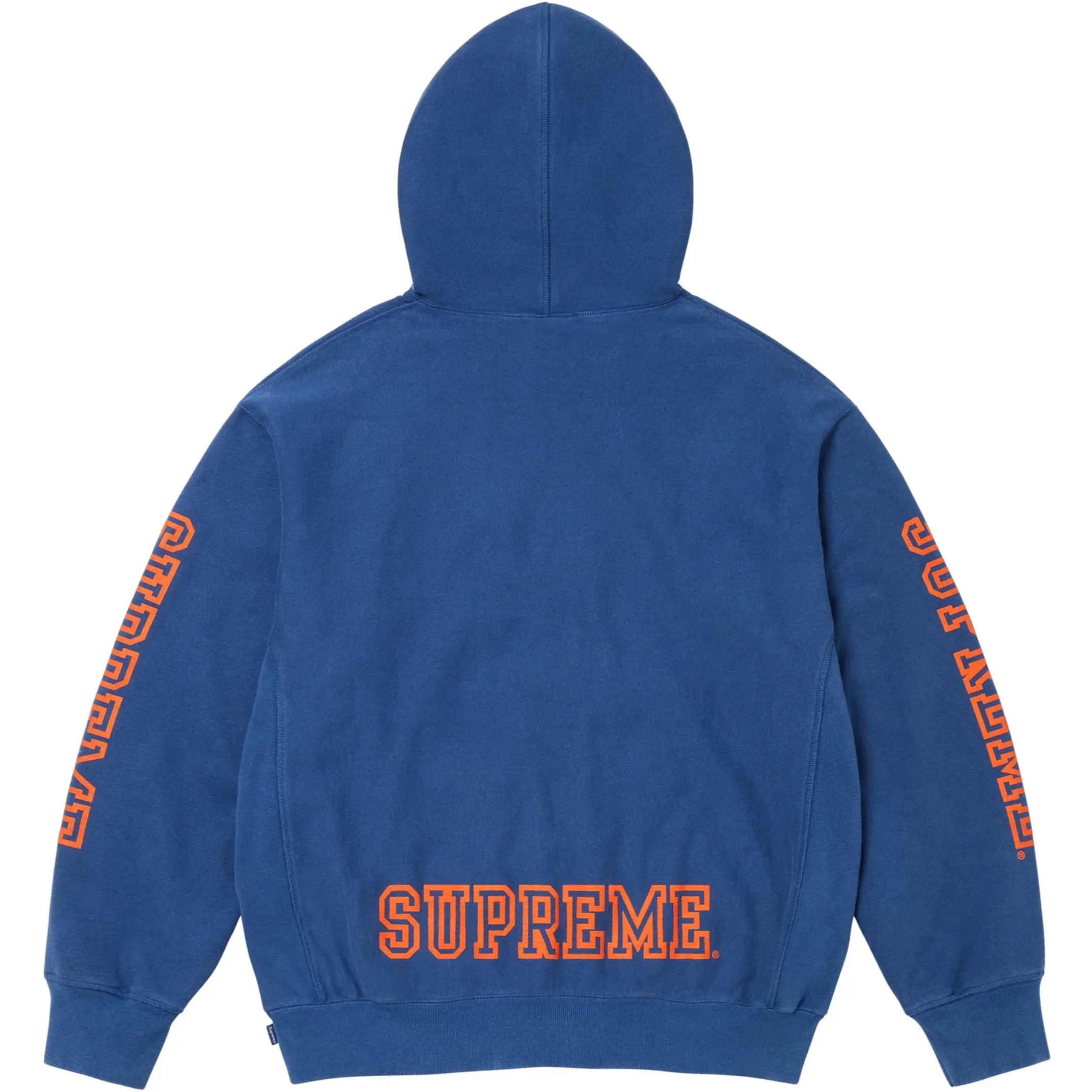 Supreme Blue Logo Hoodie
