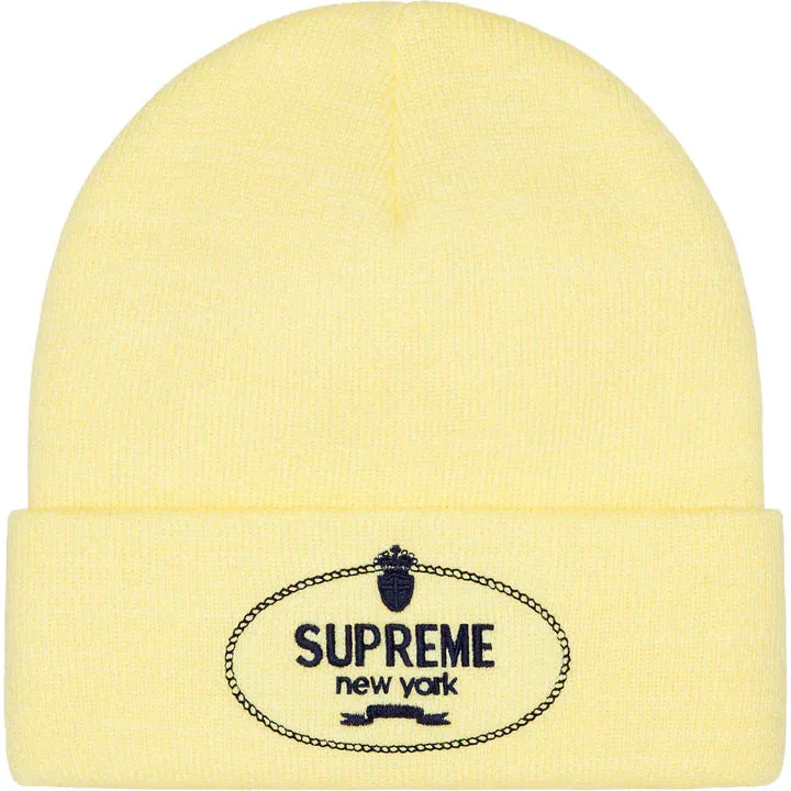 Supreme Embroidered Crest Beanie