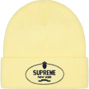Supreme Embroidered Crest Beanie